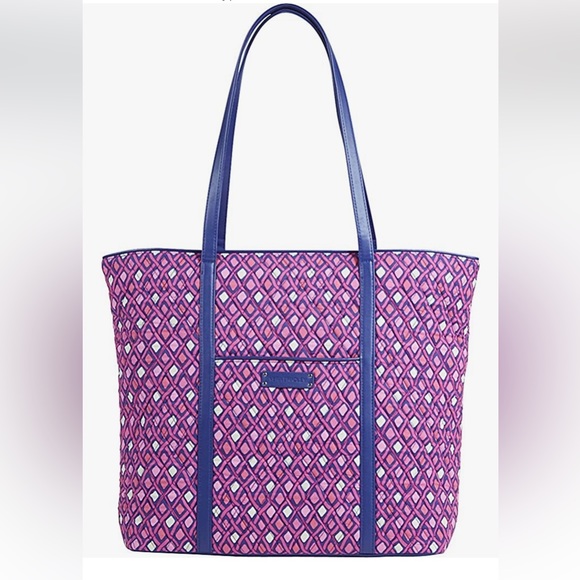 Vera Bradley Handbags - Vera Bradley Katalina Pink Diamonds Tote Bag